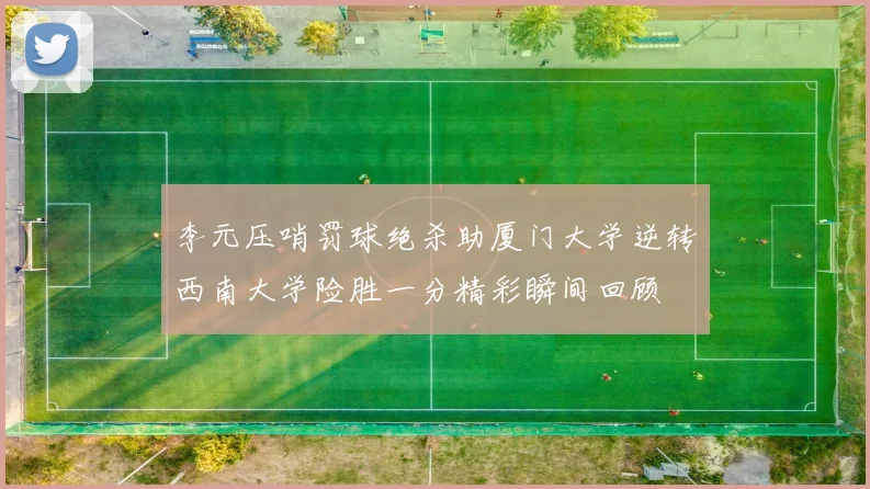 李元压哨罚球绝杀助厦门大学逆转西南大学险胜一分精彩瞬间回顾